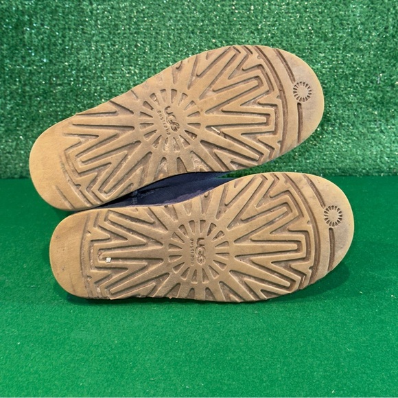 UGG Bailey Button 2 Navy Suede Tan 3056 Women’s Size 5 - Picture 5 of 6